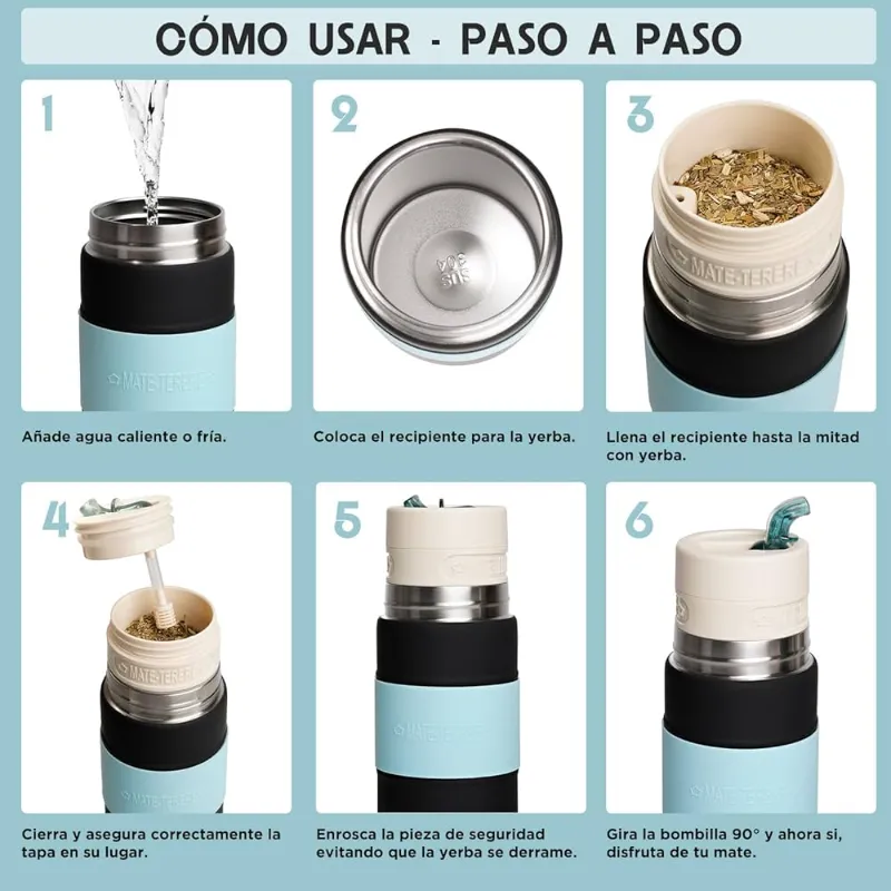 Vista 3 de MATE LISTO AUTOCEBANTE 2 en 1 por 1000ML