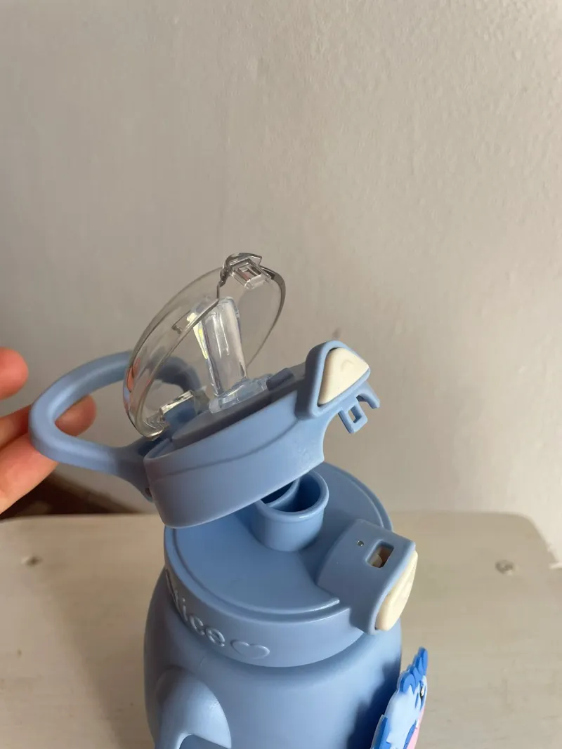 Vista 3 de Botella termica infantil x500 ml. AZUL