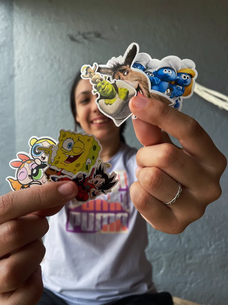 Vista 3 de Stickers - Calcomanías