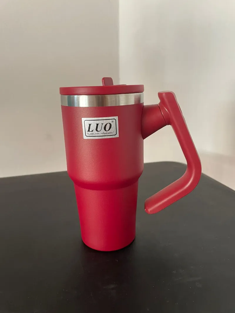 Hoppie 600 ML c/ mango giratorio (ROJO) — Térmico