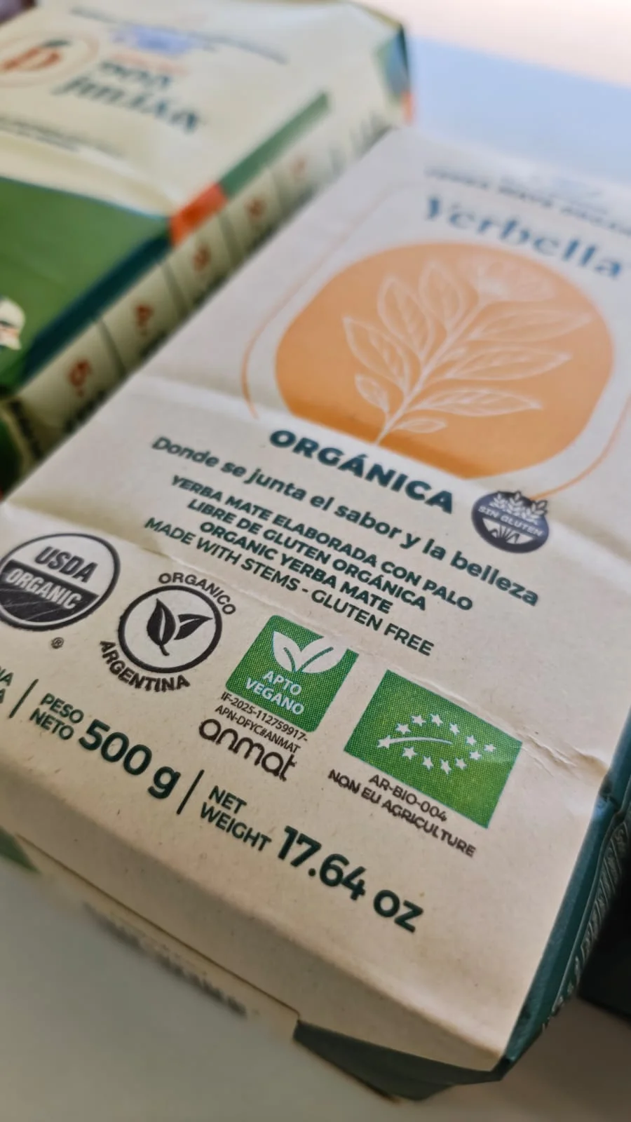 Vista 3 de Yerba Mate ORGANICA | Yerbella x500g