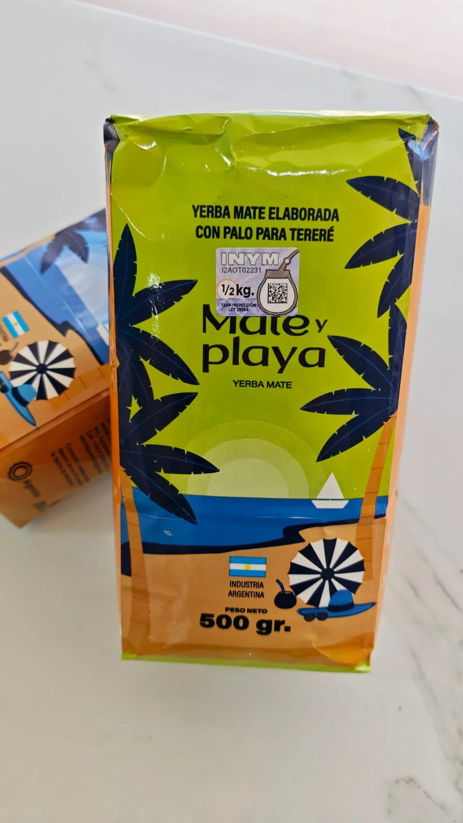 Vista 3 de Yerba Mate TERERE | Mate y Playa x500g